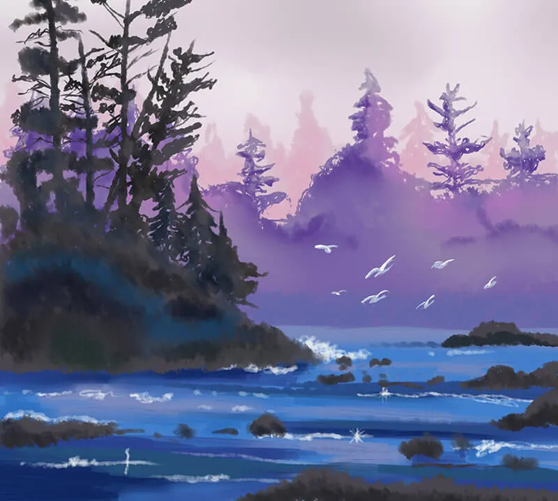 Foggy Landscape