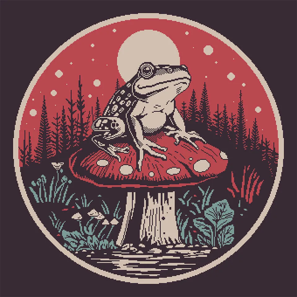Frog from the depths of Pinterest